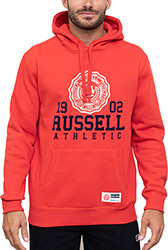 foyter russell athletic ath 1902 pull over hoody kokkino l photo