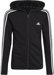 zaketa adidas performance essentials 3 stripes full zip hoodie mayri 128 cm photo