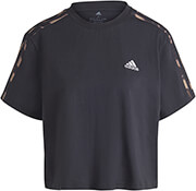mployza adidas performance vibrant print 3 stripes cropped tee mayro m photo