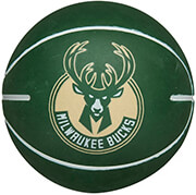 mpalaki wilson nba dribbler mini ball milwaukee bucks prasino