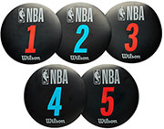 diskoi proponisis wilson nba drv training markers mayroi 5 tmx photo