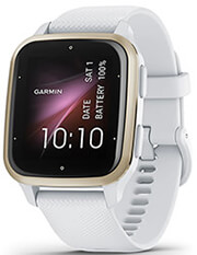 rolo garmin venu sq 2 white with cream gold bezel photo