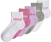 kaltses adidas performance kids linear ankle 5p leykes roz lila gkri photo