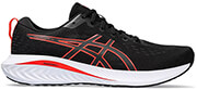 papoytsi asics gel excite 10 mayro kokkino photo