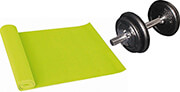 altiraki toorx set 10 kg stroma toorx mat 173 173 x 60 x 04 cm prasino