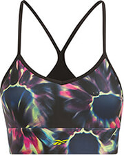 mpoystaki reebok identity train printed bra mayro photo