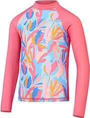 antiliaki mployza speedo printed ls rash top roz siel photo