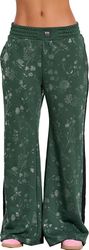 panteloni bodytalk evergreen wide leg prasino photo