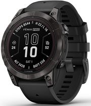 rolo garmin fenix 7 pro sapphire solar titanium carbon gray dlc with black photo