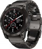rolo garmin fenix 7x pro sapphire solar titanium carbon gray dlc with titanium photo
