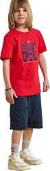 sey bodytalk ss t shirt walkshorts kokkino mple skoyro photo