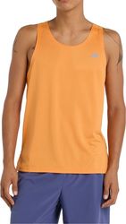 fanelaki new balance run singlet portokali photo