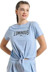 mployza bodytalk luminous luminous t shirt front tie galazia photo