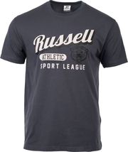 mployza russell athletic s s crew neck t shirt anthraki mple l photo