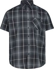poykamiso cmp short sleeve checked shirt anthraki photo