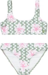 magio bikini set roxy party waves prasino roz photo