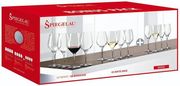 set 12 krystallinon potirion bordeaux leykoy krasioy sampanias spiegelau seira authentis