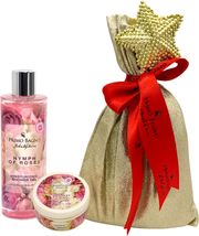 christmas bag primo bagno nymph of roses shower gel body butter 2tmx