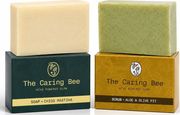set sapoyni the caring bee me mastixa xioy sapoyni scrub me aloi kai koykoytsi elias