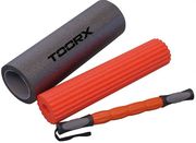 kylindros isorropias toorx foam roller 3 se 1 ahf 091 anthraki portokali