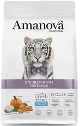 trofi gatas amanova adult sterilised delicacy psari 4kg