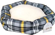 krebati skyloy gatas glee chequered karo gkri kitrino 53x53x18cm