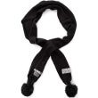 kaskol russell athletic knit scarf with pom pom mayro photo