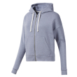 zaketa reebok sport training essentials sweatshirt lila photo