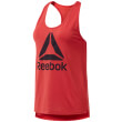 fanelaki reebok sport workout ready supremium logo tank top kokkino xl photo