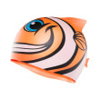 skoyfaki tyr charactyrs happy fish silicone kids swim cap portokali photo
