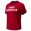 mployza new balance achiever graphic high low tee kokkini photo