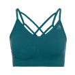 mpoystaki odlo seamless soft sports bra petrol gkri melanze photo