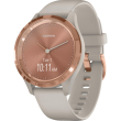 rolo garmin vivomove 3s rosegold with light sand silicone photo rolo garmin vivomove 3s rosegold with light sand silicone photo