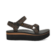 sandali teva flatform universal metallic mayro kafe photo