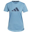 mployza adidas performance 3 bar logo tee siel photo