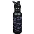 pagoyri klean kanteen classic narrow with sport cap black camo mayro 532 ml photo