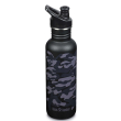 pagoyri klean kanteen classic with sport cap black camo mayro 800 ml photo