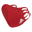 yfasmatines maskes adidas performance face cover 3 pack kokkines xs s photo