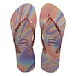 sagionara havaianas slim iridescent roz lila photo