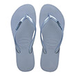 sagionara havaianas slim logo metallic siel photo