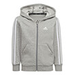 zaketa adidas performance essentials 3 stripes zip hoodie gkri photo