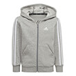 zaketa adidas performance essentials 3 stripes zip hoodie gkri 122 cm photo