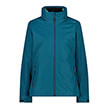mpoyfan cmp 3 in 1 jacket with removable fleece liner petrol photo