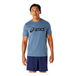 mployza asics big logo tee mple photo