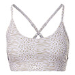 mpoystaki reebok sport lux strappy modern safari print bra lila photo