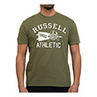 mployza russell athletic flag s s crewneck tee xaki photo