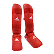 epikalamides karate adidas shin guard with removable instep wkf approved 66135 kokkines photo