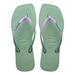 sagionara havaianas slim square glitter prasini photo