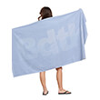 petseta bodytalk logo towel lila photo