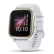 rolo garmin venu sq 2 white with cream gold bezel photo